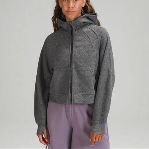 Lululemon Scuba Hoodie XL/XXL Gray Charcoal Heather Full Zip Oversized Cozy